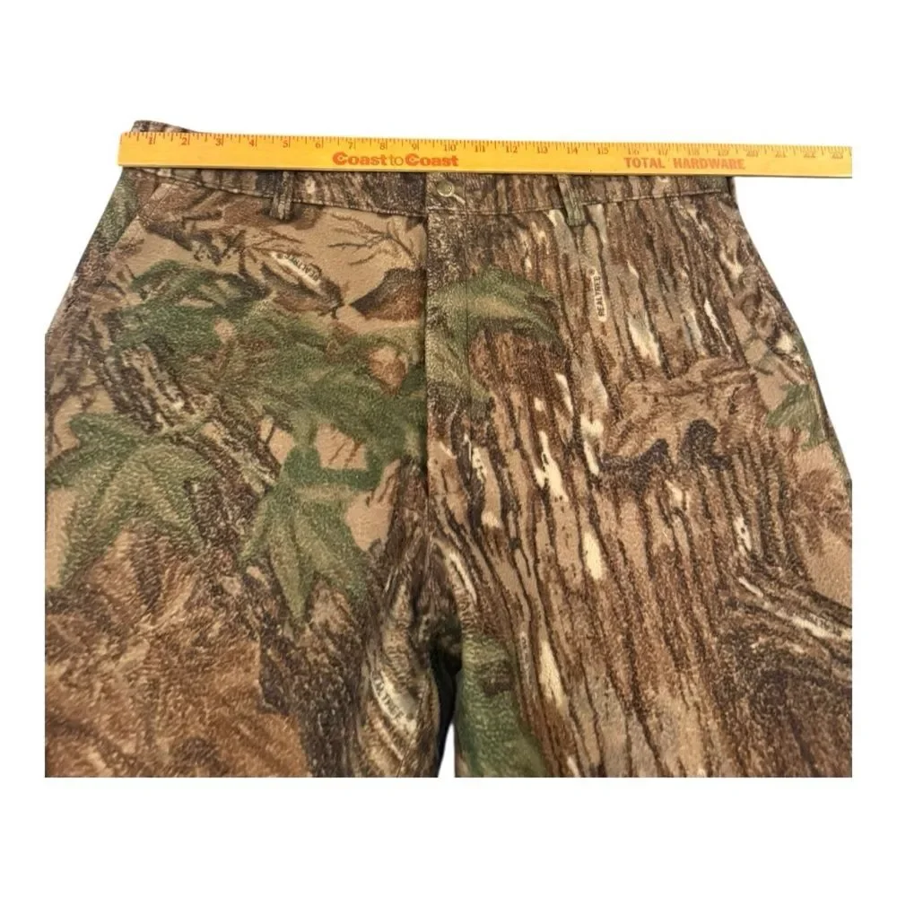 Vintage Cabela’s Whitetail Clothing USA Made Gore-Tex Camo Hunting Pants Mens Lg